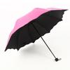 Water-Activated Flower UV Protection Folding Umbrella