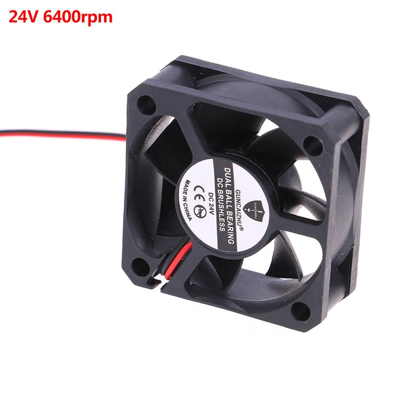 

5020 5V/12V/24V 50*50*20 Mm 2Wire 2-Pin Server Inverter Cooling Fan 24V 6400rpm