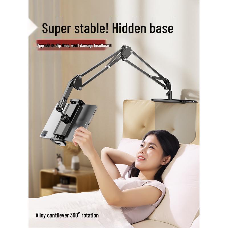Adjustable Bedside Tablet & Phone Holder for Lazy Binge-Watching