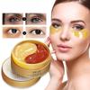 60 pezzi oro collagene maschera per gli occhi viso gel antirughe sonno maschera d'oro cerotti per gli occhi essenza di caviale collagene idratante maschere per gli occhi