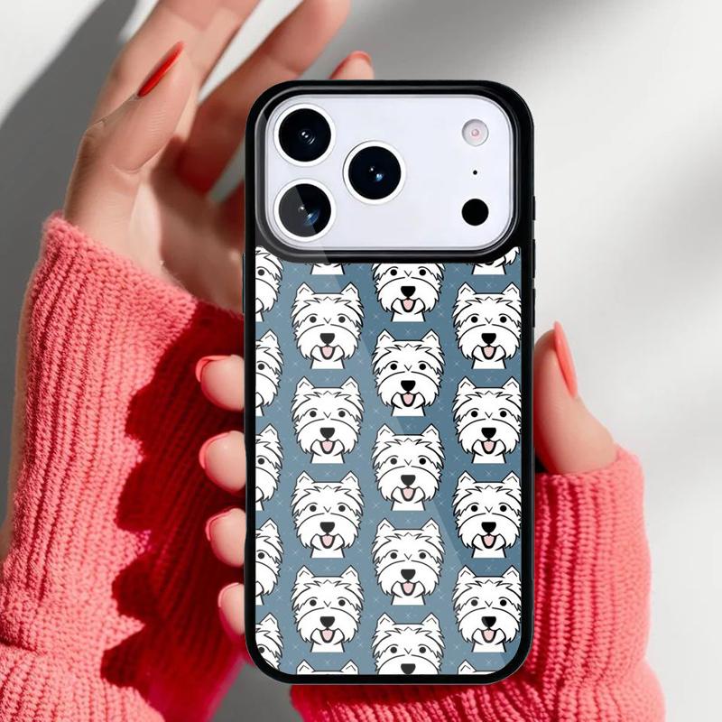 Whippet mum Westie highland terrier dog Phone Case for iPhone 17 Air 16e 15 14 13 Pro Max Back Cover for 12 11 Pro Coque