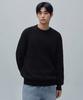 Cotton Cable Crew Neck Knit [Black]