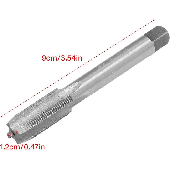 Spark Plug Thread Repair Kit, M10×1.0 Inserts and M12×1.0 Tap Stainless Steel Spark Plug Repair kit for Automotive Engine