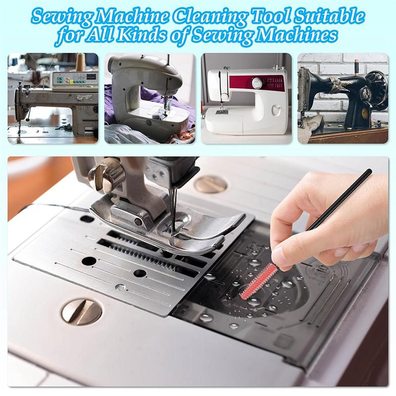 15 шт. Набор для чистки швейной машины, Инструменты для чистки швейной машины, включая пинцет, распарыватель, отвертку разноцветный