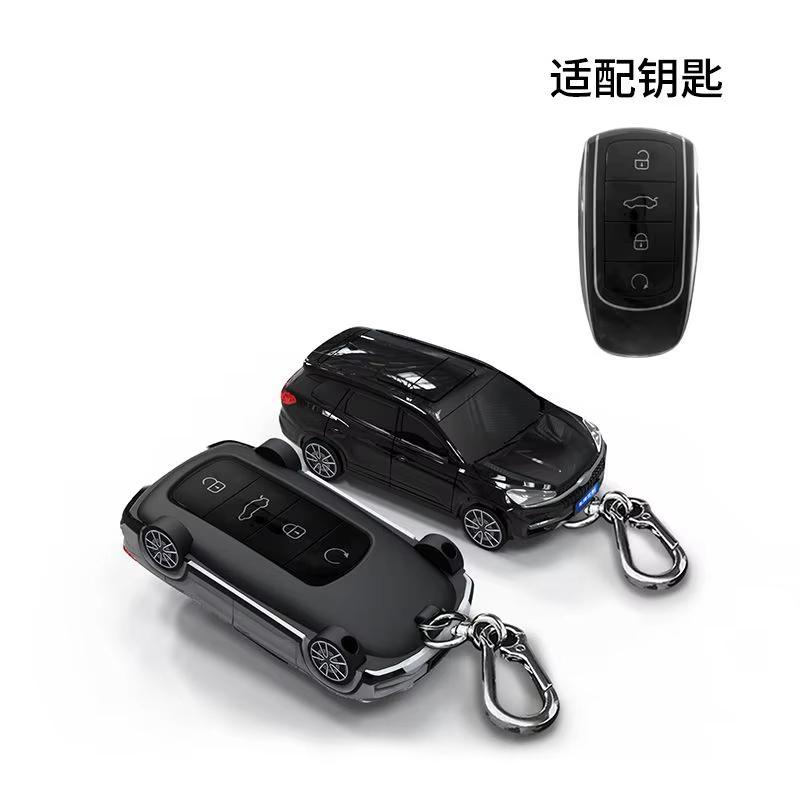 Car Model For Chery Tiggo 8 Pro Tiggo 8 Plus Max 5 Plus 7Pro Key Case Creative Car Smart Remote Auto Car Key Case Cover Holder