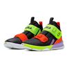 Nike LeBron Soldier 13 GS Thunder Grey Crimson Green Buty dla dzieci Jaskrawoczerwony Elektryczny Zielony AR7585-002