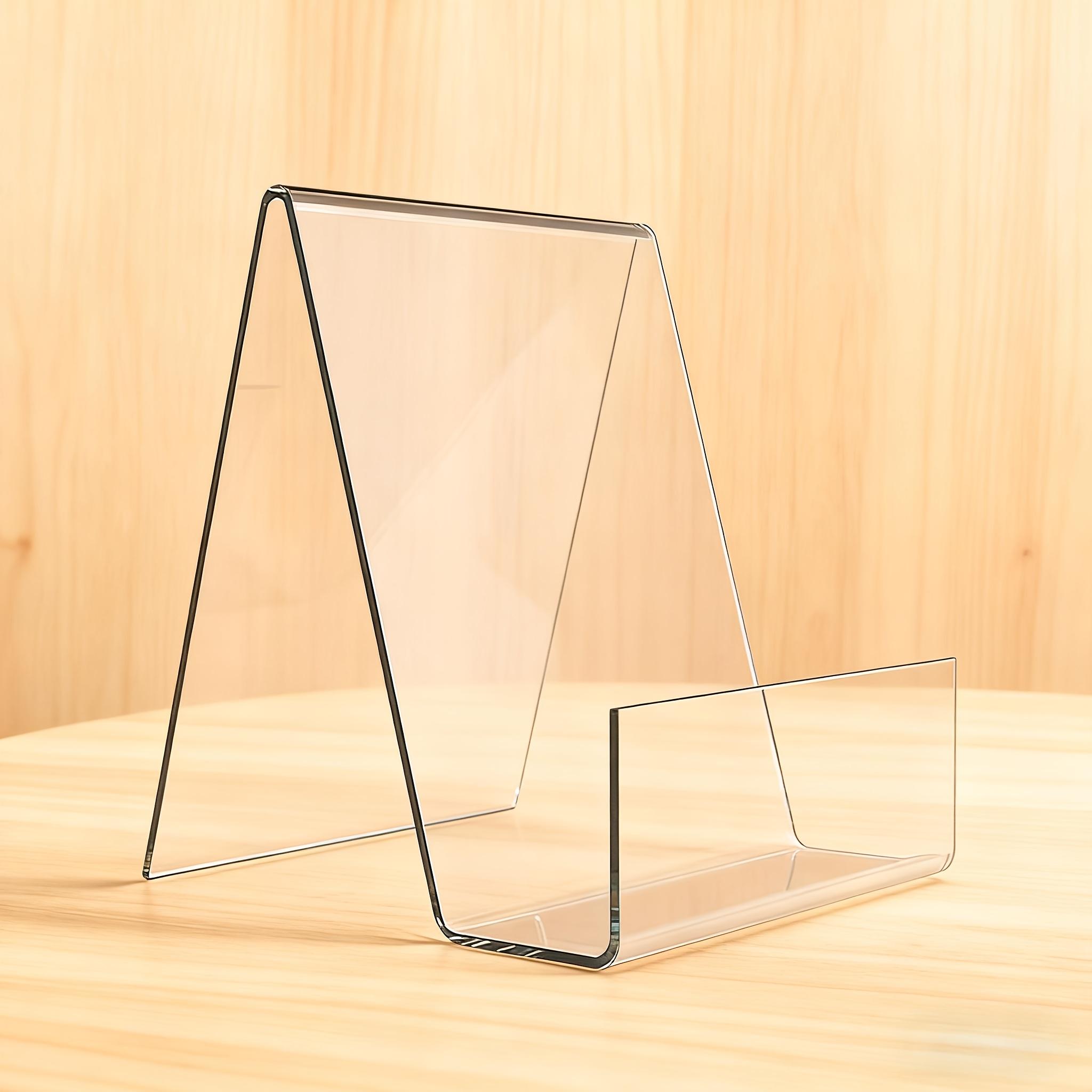 

1pc Transparent Acrylic Bookshelf, Used for Transparent Display Shelves in Libraries, Shopping Malls, and Bookshelves -Bookshelf