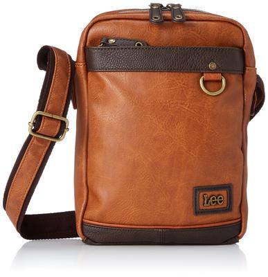 [Lee] Mini Bolsa de Ombro Série [Infinity] Couro Sintético Couro Antigo