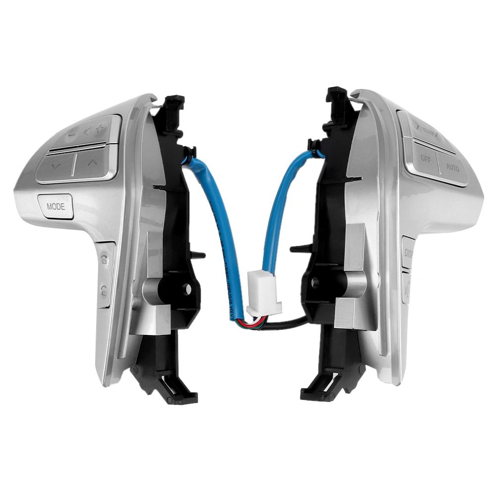 Multifunction Steering Wheel Buttons Switch Fits for Toyota Camry HighlanderSilver