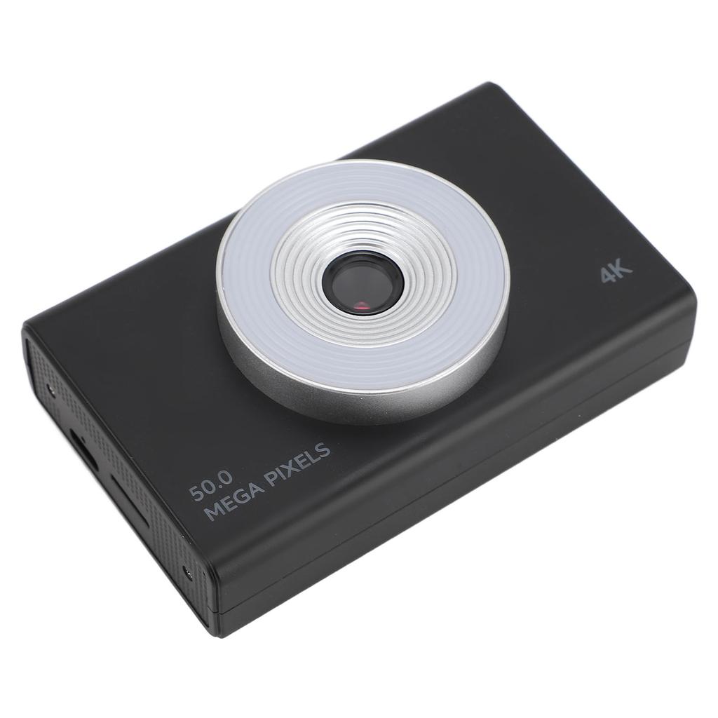 Kids Digital Camera with Fill Light 4K HD Retro CCD 8X Zoom for Students Teens Boys Girls Seniors