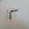 304 Stainless Sanitary 45 Degree 90 Degree Elbow Lengthen Seamless Pipe Welding Pipe Fitting