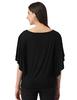FYLTR Women's Top with Flare Sleeves & Boat Neck | Tops for Women | Tops for Women Western (Black Heart, XL)