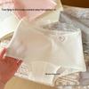 10A Antibacterial Girls' Pure Cotton Mid-Waist Boxer Briefs with Bowknot