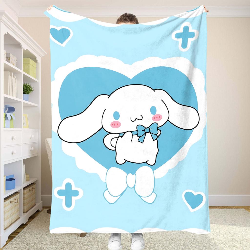Fluffy Soft Blankets and C-Cinnamorol Picnic Blanket Summer Comforter Throw Blankets & Throws Home and Decoration Bedding Set