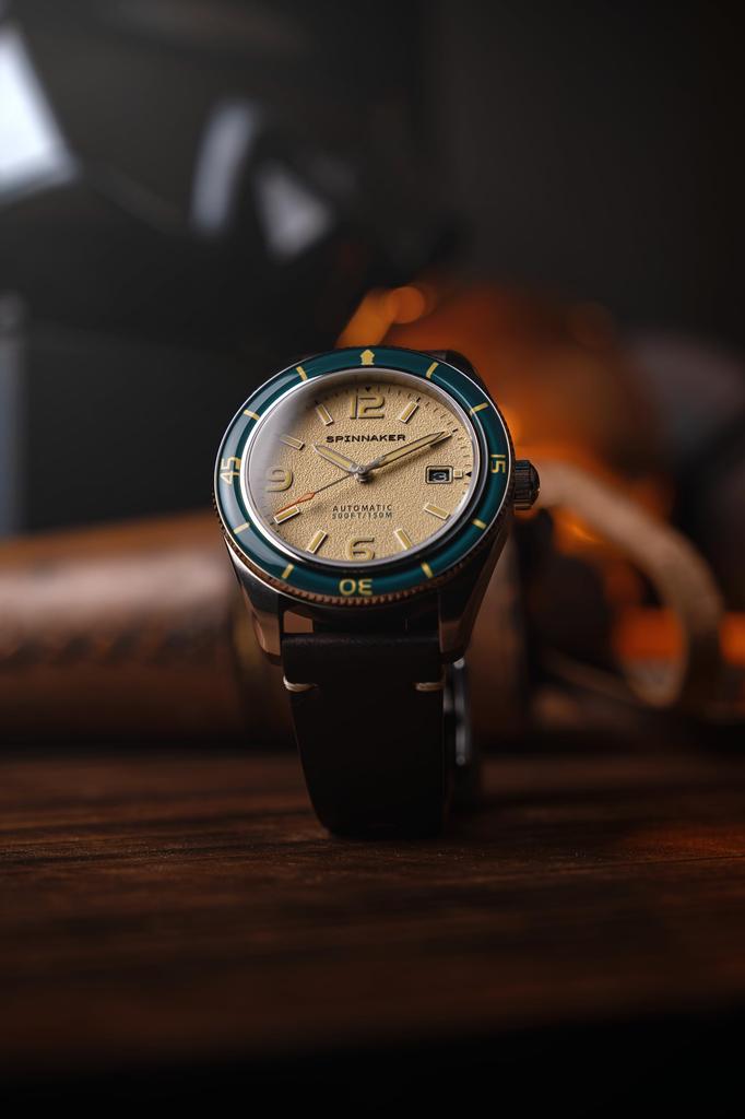 Spinniker Fluss SP-5055-0G Men's Watch, Brown [Parallel Import]