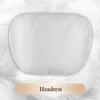 S-Class Car Headrests Lumbar Cushions Neck Protection Pillow Suede Seat Backrest Cushions Auto Accessories