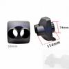 Diesel Heater Duct Pipe Adapter Connector Ventilation Outlet Reducer Tee Fitting For Truck Boat Motorhome Heating kit