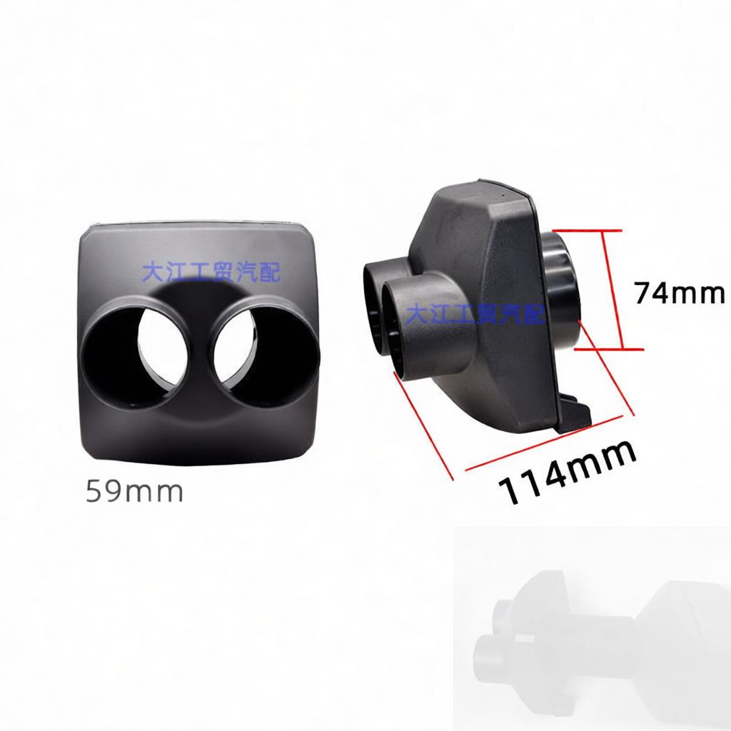 Diesel Heater Duct Pipe Adapter Connector Ventilation Outlet Reducer Tee Fitting For Truck Boat Motorhome Heating kit