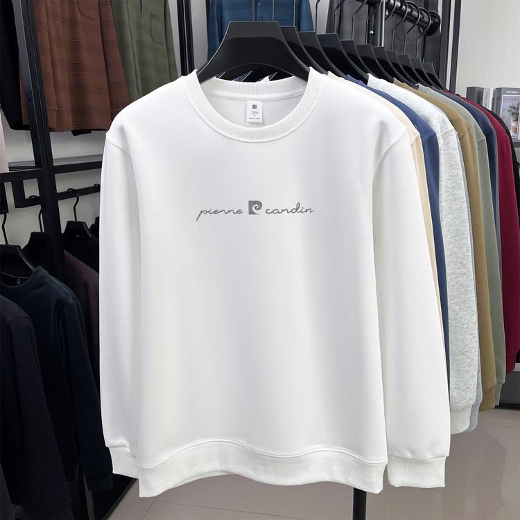 Men's 2025 Winter Plus Velvet Thickened Round Neck Long Sleeve T-shirt Base Layer