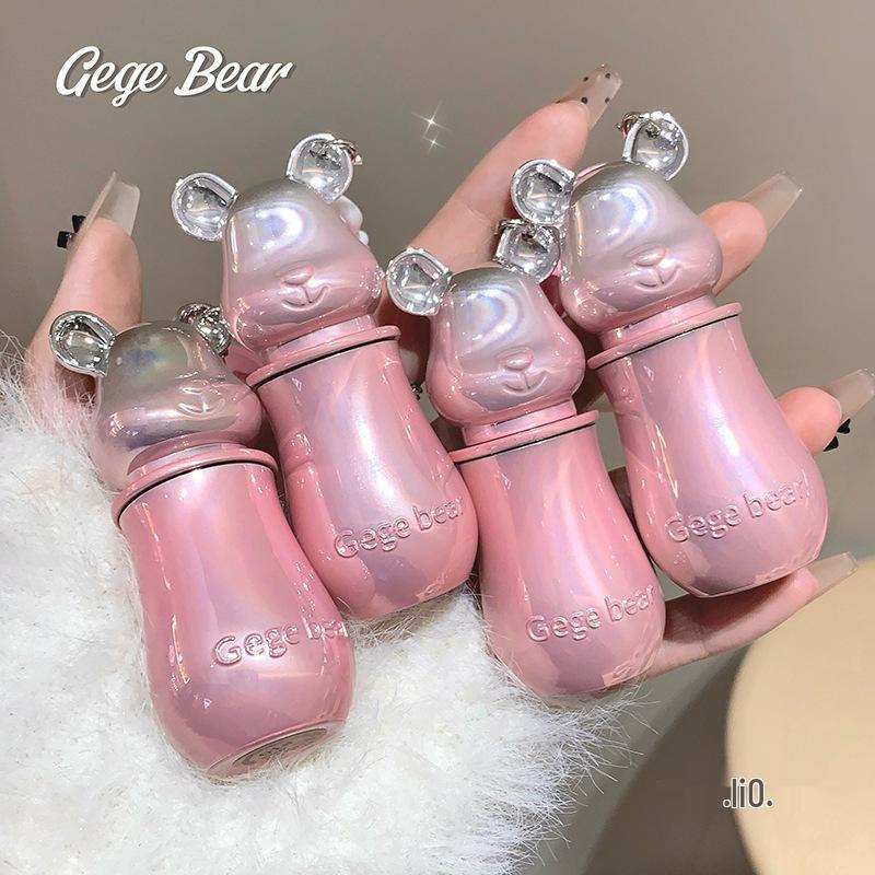 Gogobear Cute Moisturizing Plump Lipstick: Faux Nude, Brightening, Long-Lasting, Youthful Color Makeup