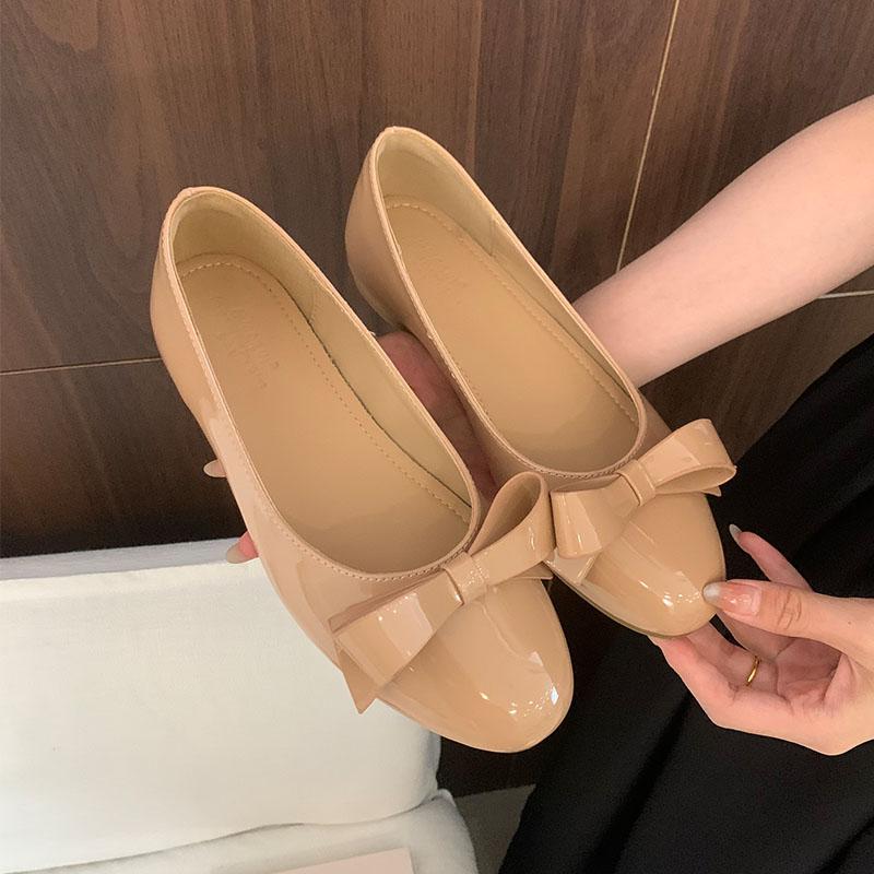 Mode 2025 Neue Damen Ballerinas Zum Hineinschlüpfen Schuhe Lässig Weiblich Weiches Schuhwerk Flach Mode Schmetterlingsknoten Damen Ballerinas Mit Schuhen