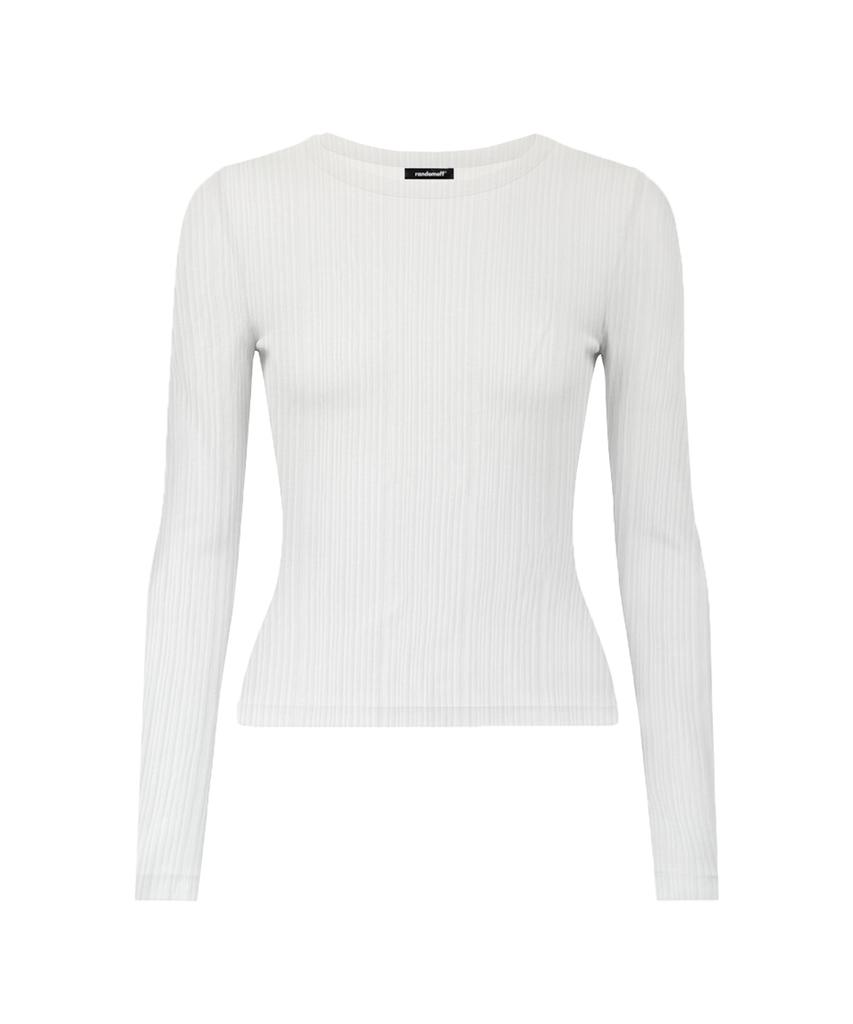 RANDOMOFF Slip Sheer Wave Longsleeve [White]