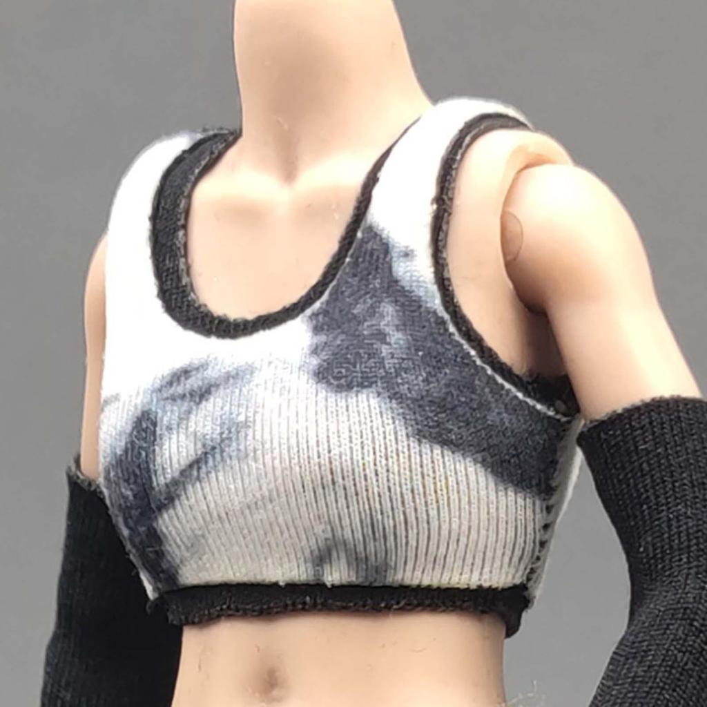 1/12 Female Vest, Handmade Doll Clothes Accessory, Miniature Clothing for 6in Model Figures