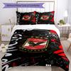 Ahly Football Club Printed Pattern Duvet Cover Set – Includes 1 Duvet Cover and 2 Matching Pillowcases Bedroom Decor Christmas Gifts