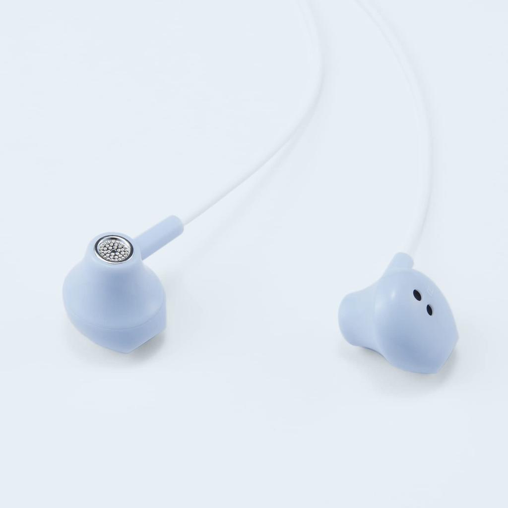 RADIUS HP-NEL12C Type-C In-Ear Earphones for Android and iPad, with Remote and Mic, Hands-Free, USB-C, HP-NEL12CC (Cyan)