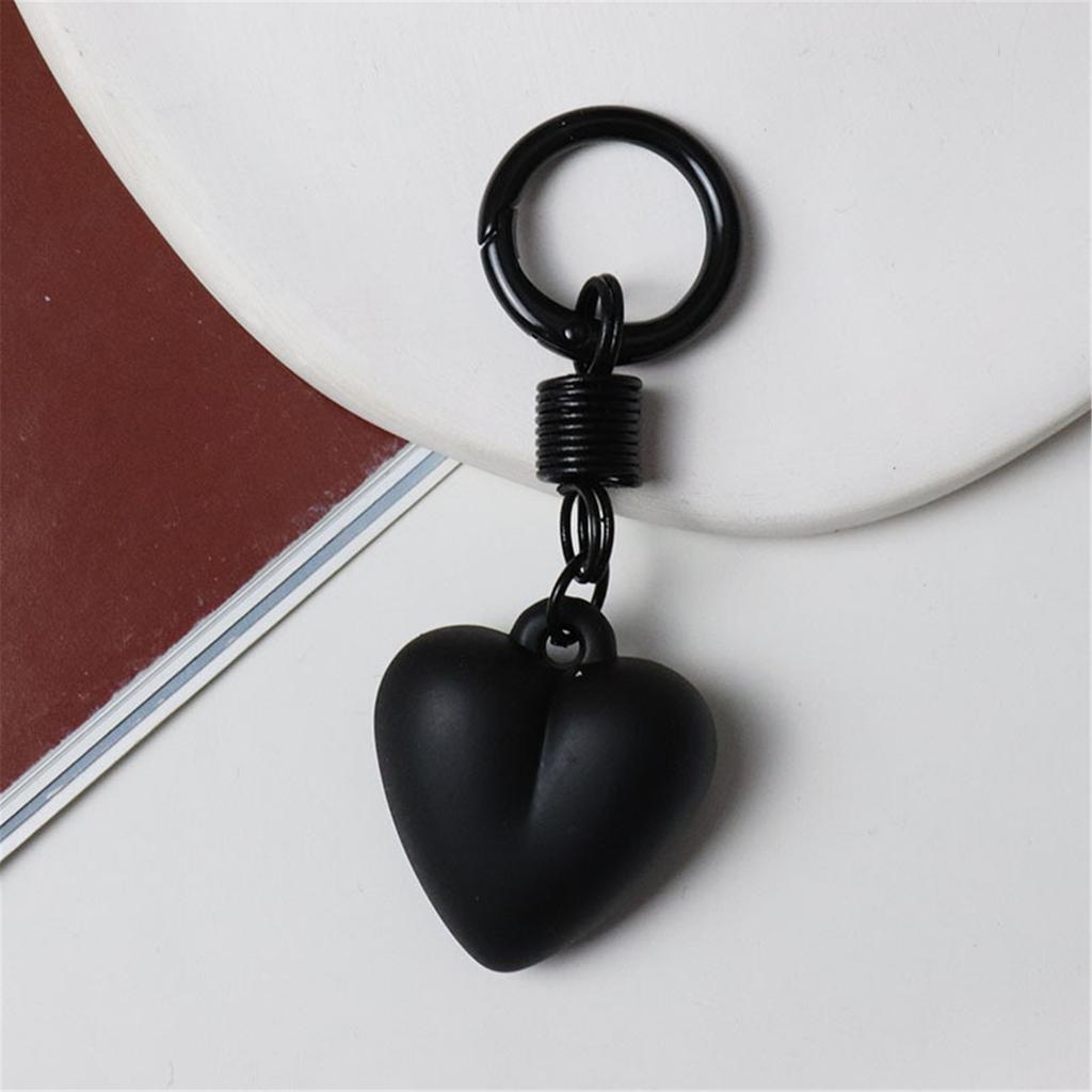Heart Keychain Creative Keyrings Korean Styles Keychains Backpack Hanging Ornaments Car Key Rings for Bag Decoration