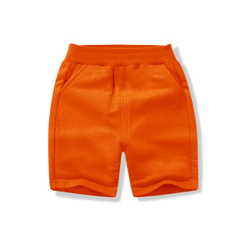 

Детские оранжевые шорты от пота с защитой от комаров для мальчиков и девочек 100 cm