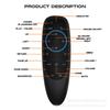 G10BTS Bluetooth-compatible Remote Control Wireless Air Mouse 6-Axis Gyroscope Wireless for Smart Remote For Smart TV Bo