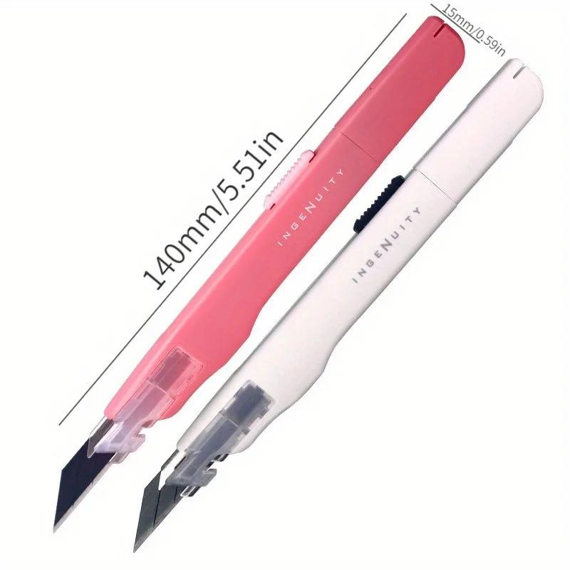 1pc Anti shake small beauty knife 30 degree sharp angle paper cutting knife cutting film carving knife