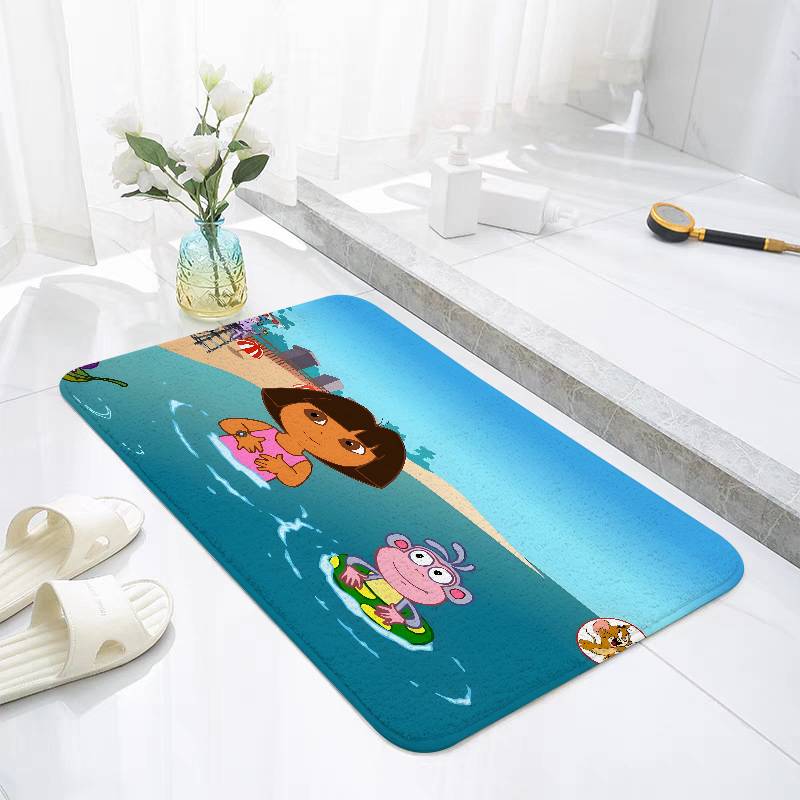 Dora The Explorer Floor Mat Living Room Rug For Bedroom Welcome Mat Outdoor Rug