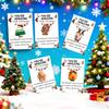 10 Sets Christmas Pocket Hug Gifts Mini Resin Positive Pocket Hug Token with Encouragement Card Emotional Appreciation Gifts for Coworker Staff