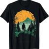 Retro-style Hiker T-shirt with Mountainous Print T Shirts Graphic T Shirts Mens Clothes Tops Camisas Streetwear Ropa Hombre