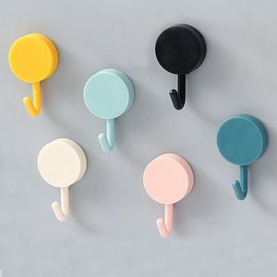 5 Stück Haken Stark Selbstklebend Wandhängehaken Küche Kreativ Niedlich Haken Spurlos Stanzfrei Tür Badezimmer Aufbewahrungshaken