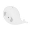 USB Night Light 1.3W Whale Shape 7-Colors Silicone Bedside Lamp for Home Bedroom White