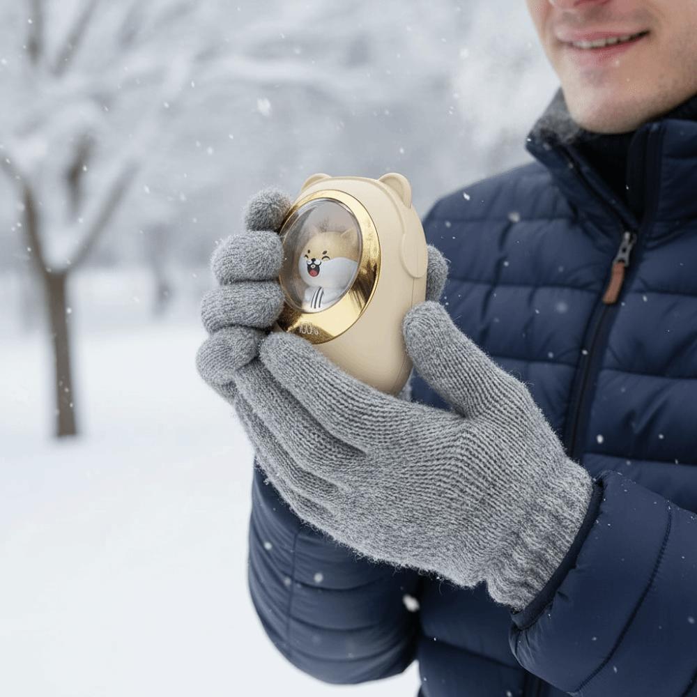 Adjustable Temperature Hand Warmer Plastic Electric Warmer Portable USB Charging Warmer  Travel