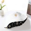 Double-sided Fisherman Hat Sun Protection Cap Cotton Outdoor Sun Hats Daisy Flower Print Student Pot Hat