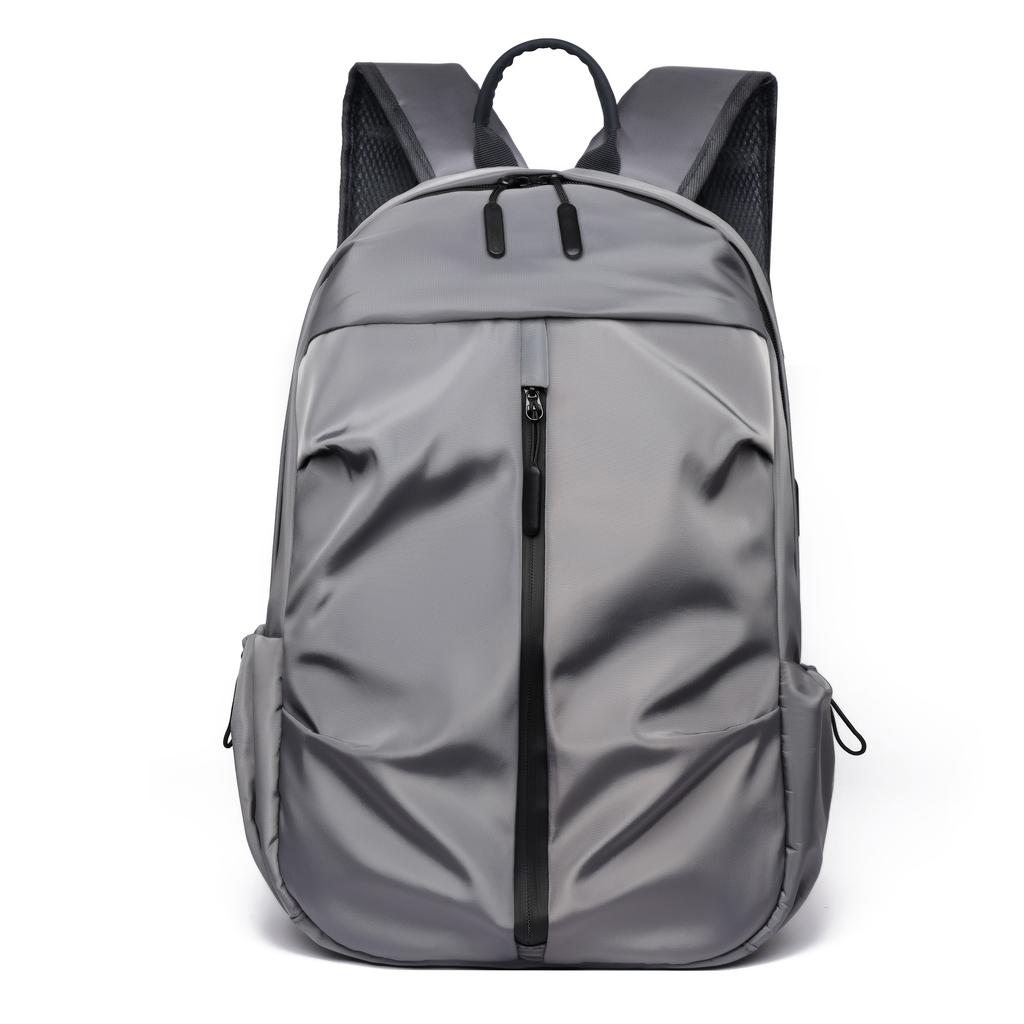 Fashionable Backpack, Light and Simple Solid-color Casual Travel Backpack, Outdoor Business Trip Commuting Laptop Bag