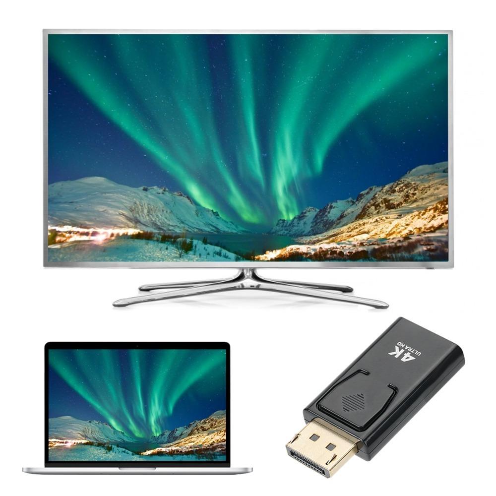 2PCS 4Kx2K Displayport To HD Adapter Plug and Play DP To HD Adapter For HDTV