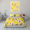 Playful Cats And Fruits Design  Kid'S And Adults' Bedroom Decor, Exquisite Three-Piece Bedding Set Gift