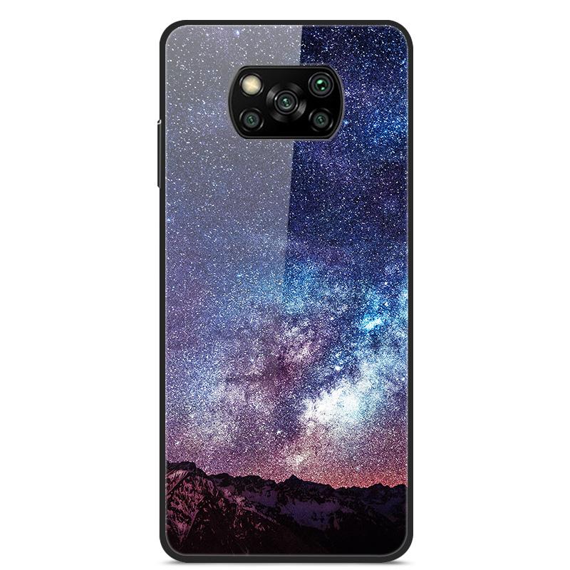 Glass Back Cover For Xiaomi Poco X3 Pro Poco X3 NFC Case Tempered Glass Case For Xiaomi Mi 10T Lite Case Funda POCO X 3 PRO Case