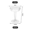 10Pcs Shatterproof Clear Plastic Champagne Flutes Disposable Leakproof Cups for Bridal Party Anniversary Celebrations