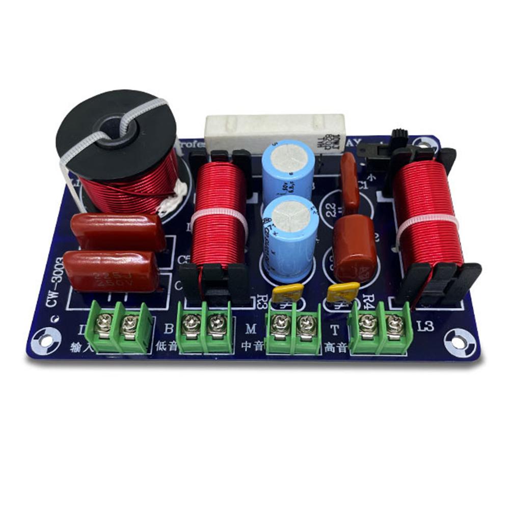 

3 Ways 250W Speakers Filter Frequency Divider 5200Hz-5500Hz Speaker Filter Crossover Adjustable for Home Theater Speaker Upgrade CHINA