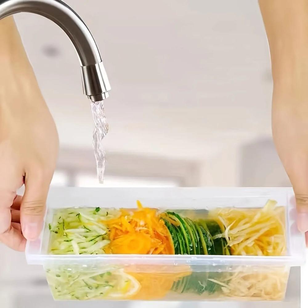 Manual Potato Slicer with Container Carrot Cutter Multi-functional Vegetable Grater  Restaurant