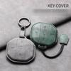 3D Suede Leather Car Remote Key Case For Jetour Freedom T1 Jetour Freedom T2 Traveller Smart Remote Key Shell Accessory