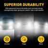 2X H11 H8 LED Fog Light Canbus 9005 HB3 9006 HB4 LED Fog Lights No Error H10 Lamps Bulb 12V 55W CSP Chip 6500K White Yellow 360
