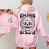 Vintage Christmas Skull Print Women's Hooded Sweatshirt - Trendy Autumn/Winter Fashion